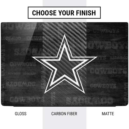 NFL Dallas Cowboys Black & White Dell Vostro Skin